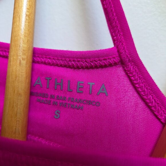 EUC ATHLETA PINK X WRAP BACK TANK TOP SIZE SMALL - Picture 9 of 11